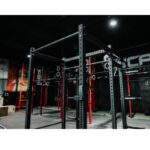 JAULA POWER RACK CON PORTA DISCOS