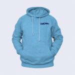 buzo celeste adelante