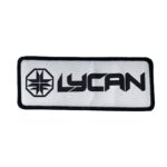 PARCHES LYCAN - FONDO BLANCO LOGO NEGRO
