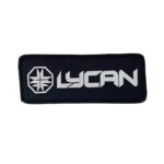 PARCHES LYCAN - FONDO NEGRO LOGO BLANCO